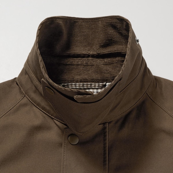 Brown Men Uniqlo Utility Short Blouson jackets | XFMDAY-507