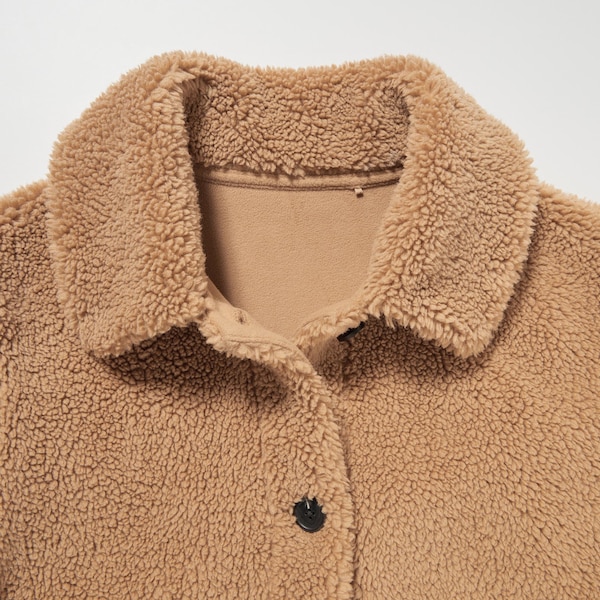 Brown Women Uniqlo Pile-Lined Fleece jackets | 3614-IKHGQ