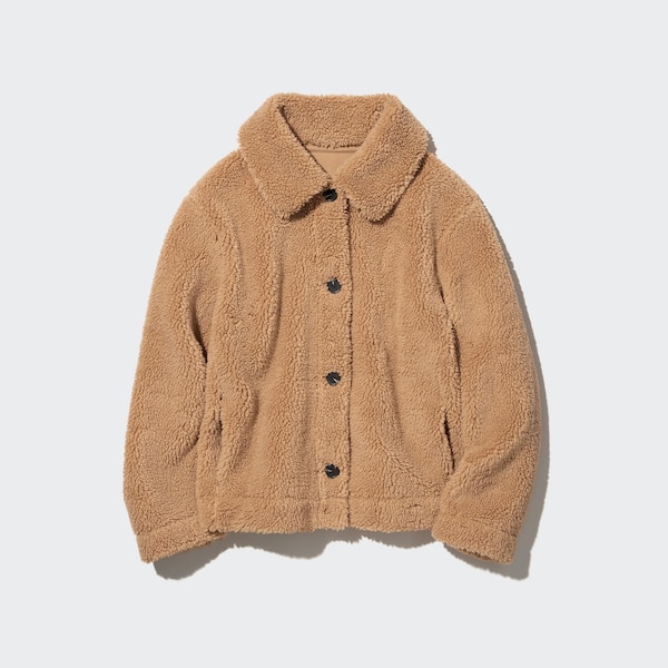 Brown Women Uniqlo Pile-Lined Fleece jackets | 3614-IKHGQ