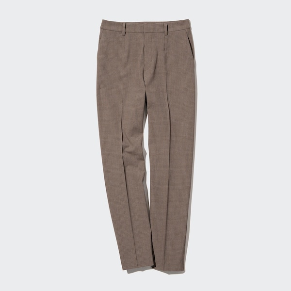 Brown Women Uniqlo Smart Ankle Pants | 1270-LTYZD