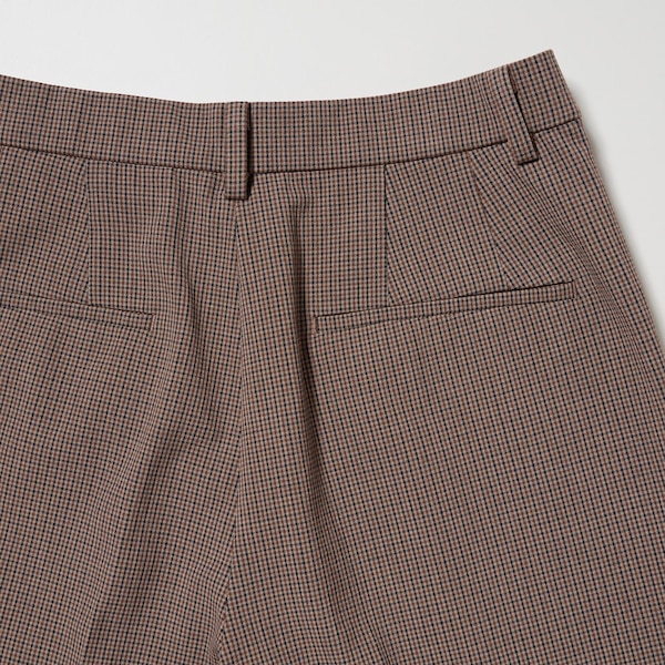 Brown Women Uniqlo Smart Ankle Pants | 1270-LTYZD