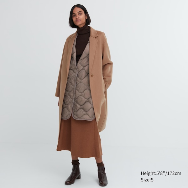 Brown Women Uniqlo Ultra Light Down Long Vest | 0892-YIXFL