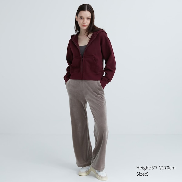 Brown Women Uniqlo Ultra Stretch Smooth Pants | 5374-SQGTA