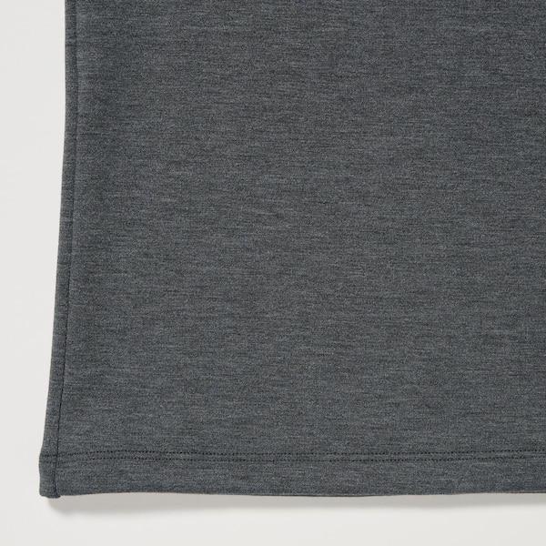 Dark Grey Men Uniqlo HEATTECH Ultra Warm Turtleneck T Shirts | 8061-YTQZA