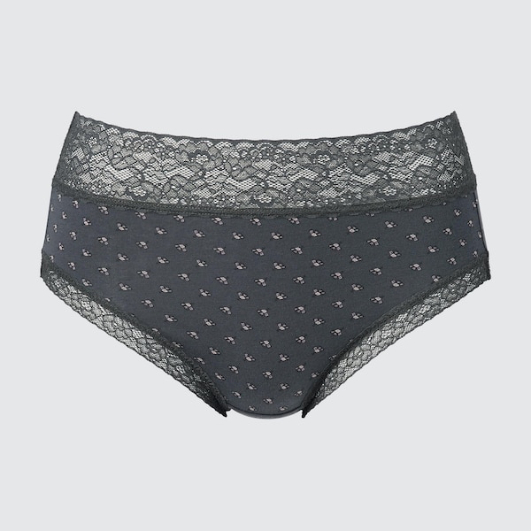 Dark Grey Women Uniqlo High-Rise Briefs | 3418-NUEDK