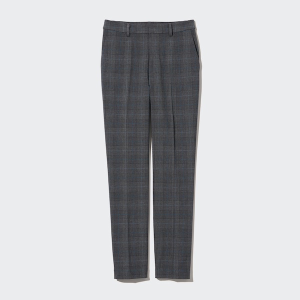 Dark Grey Women Uniqlo Smart Ankle Pants | 9358-KYTUM