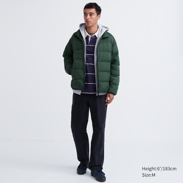 Green Men Uniqlo Ultra Light Down jackets | WVRSPJ-861