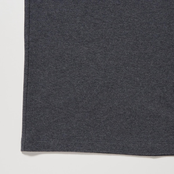 Grey Men Uniqlo Brushed Cotton Turtleneck Long-Sleeve T Shirts | 2791-YICZN