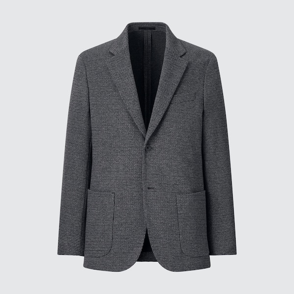 Grey Men Uniqlo Comfort jackets | DAHWPO-793