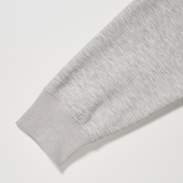 Grey Men Uniqlo HEATTECH Pile-Lined Sweat Full-Zip Hoodie | 0294-DZUMW