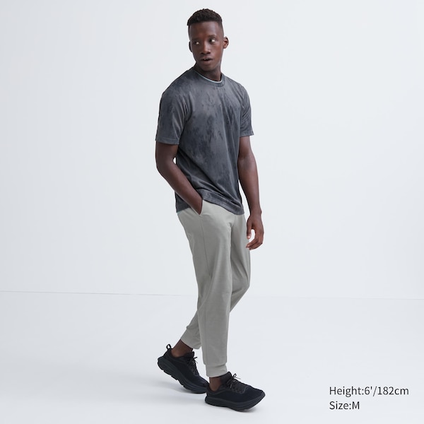 Grey Men Uniqlo Ultra Stretch DRY-EX Jogger | 0439-HBVTX