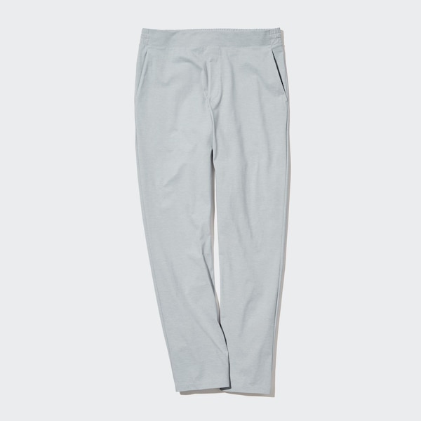 Grey Men Uniqlo Ultra Stretch DRY-EX Tapered Pants | 9462-IRJAX