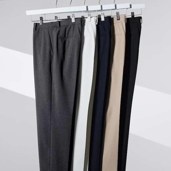 Grey Women Uniqlo Smart Ankle Pants | 5230-SUTVW