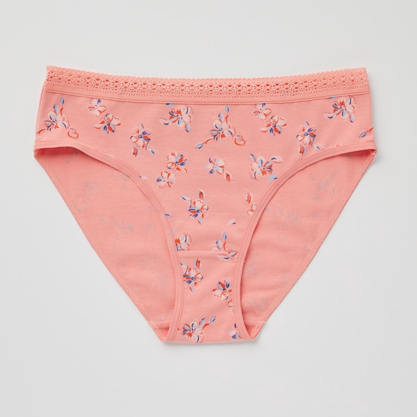 Light Orange Women Uniqlo Mid-Rise Briefs | 8465-QGDOL