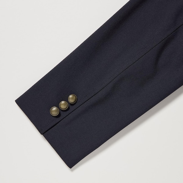 Navy Men Uniqlo Comfort Blazers | LWJFAG-698