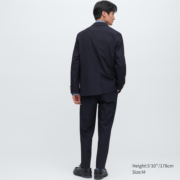 Navy Men Uniqlo Comfort Blazers | LWJFAG-698