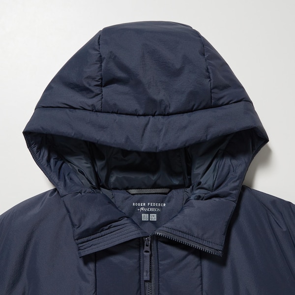 Navy Men Uniqlo Light Warm Padded Parka | ZMJXUW-596