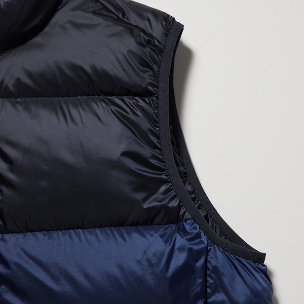 Navy Men Uniqlo Ultra Light Down Vest | TFOMRL-026