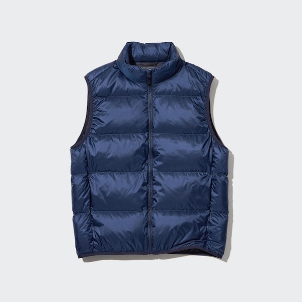 Navy Men Uniqlo Ultra Light Down Vest | VESJNF-671