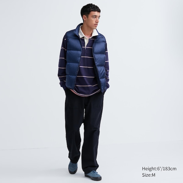 Navy Men Uniqlo Ultra Light Down Vest | VESJNF-671