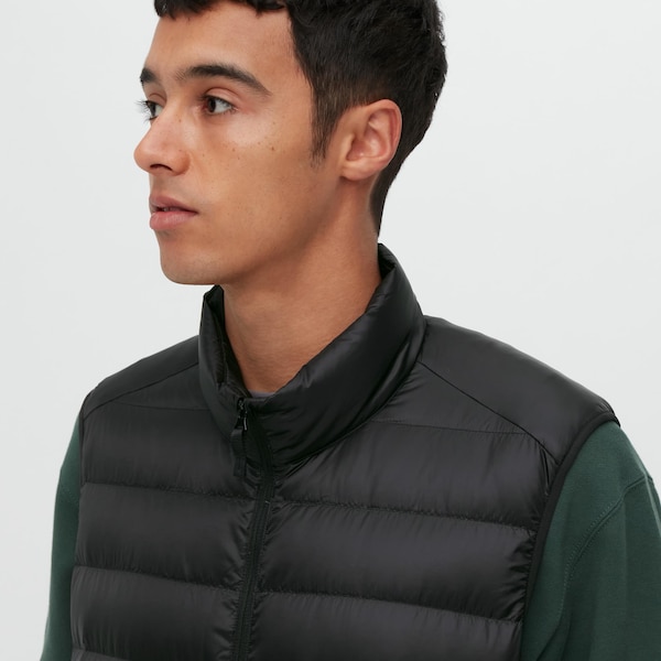 Navy Men Uniqlo Ultra Light Down Vest | ZFJBPO-872