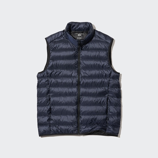 Navy Men Uniqlo Ultra Light Down Vest | ZFJBPO-872