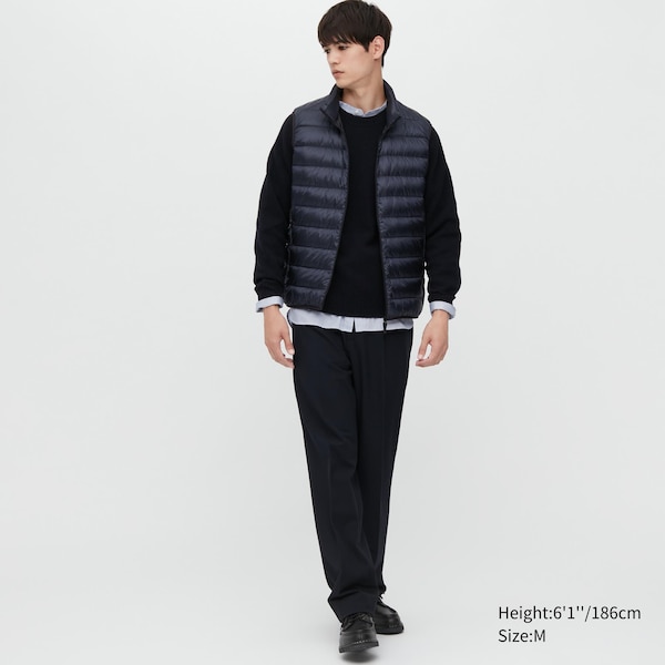 Navy Men Uniqlo Ultra Light Down Vest | ZFJBPO-872