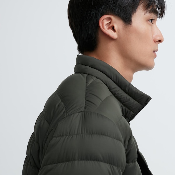 Olive Men Uniqlo Ultra Light Down jackets | RGIPJU-413