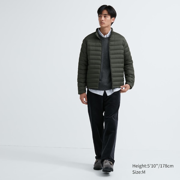 Olive Men Uniqlo Ultra Light Down jackets | RGIPJU-413