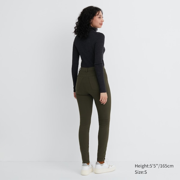 Olive Women Uniqlo HEATTECH Ultra Stretch High-Rise Leggings | 0798-MGXID