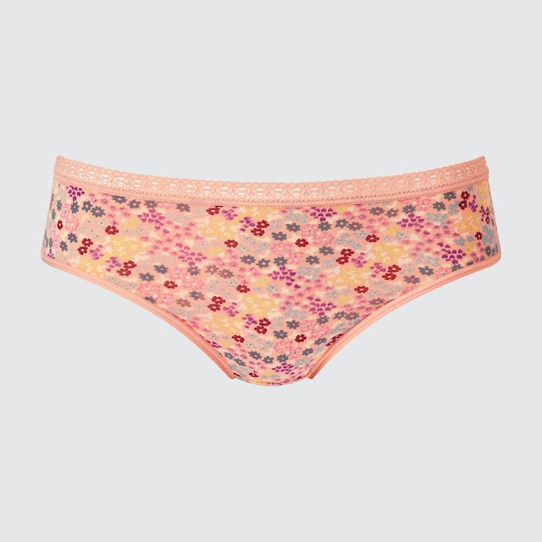 Pink Women Uniqlo Mid-Rise Briefs | 5023-OYKRJ