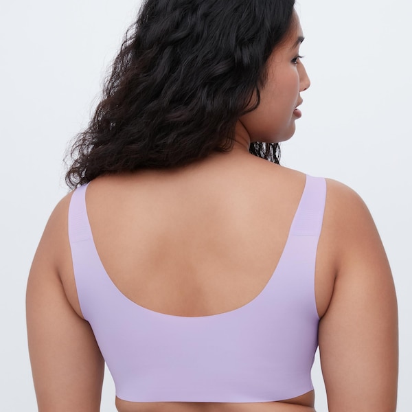 Purple Women Uniqlo Wireless Bras | 4507-PGVUR