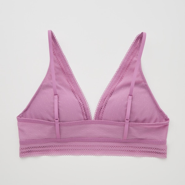 Purple Women Uniqlo Wireless Bras | 7340-DVSTJ