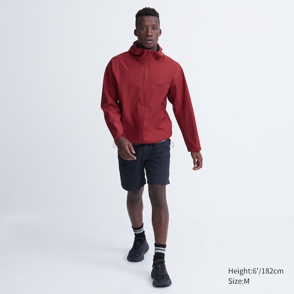 Red Men Uniqlo BLOCKTECH Parka | TLRZJO-027