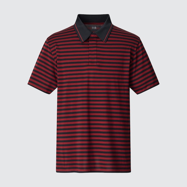 Red Men Uniqlo DRY-EX Short-Sleeve Polo Shirt | 0439-KHPSX