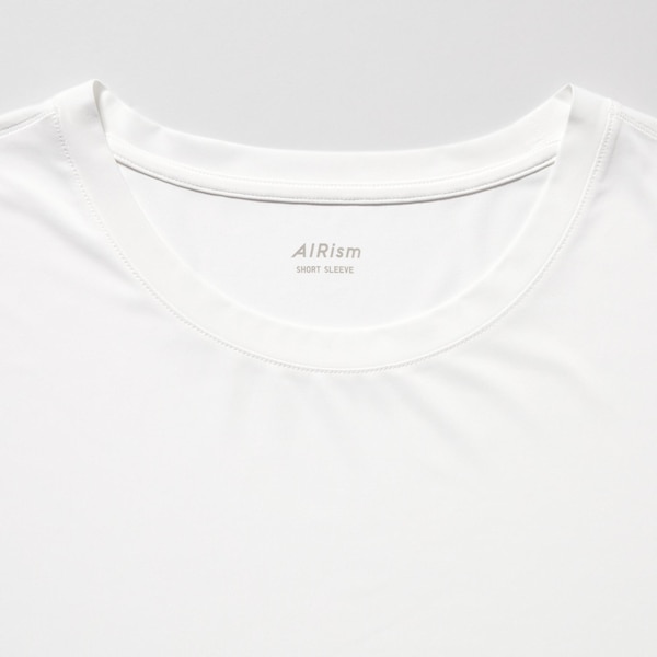 White Men Uniqlo AIRism Crew Neck Short-Sleeve T Shirts | 9758-YJWHF