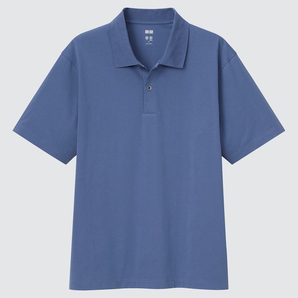 White Men Uniqlo AIRism Polo Shirt | 3291-PXDIO