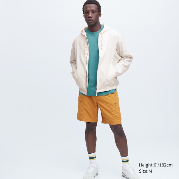 White Men Uniqlo Cotton Parka | STPNMC-912