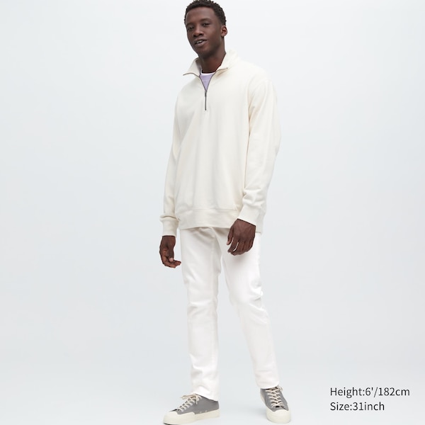 White Men Uniqlo Slim-Fit Jeans | 6920-ZBFTV