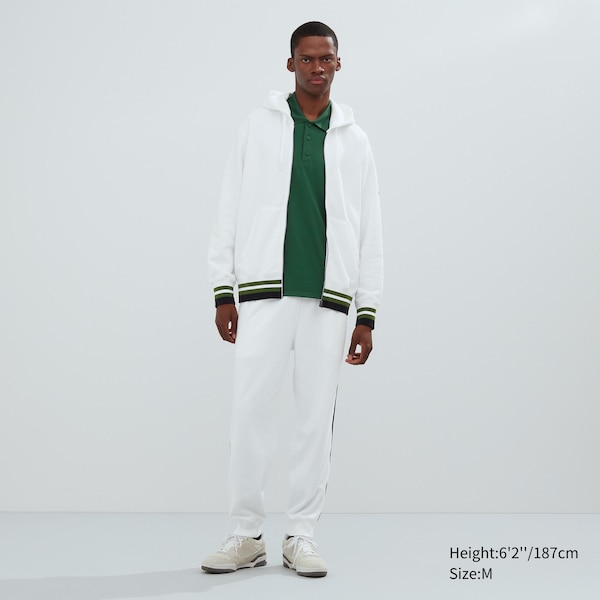 White Men Uniqlo Sweat Full-Zip Long-Sleeve Sweatshirts | 8376-CKHGQ