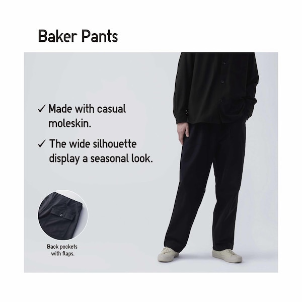 White Men Uniqlo Utility Work Pants | 0572-HQYKJ