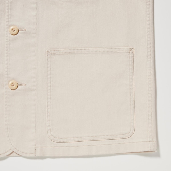 White Men Uniqlo Utility jackets | NJXYDC-346