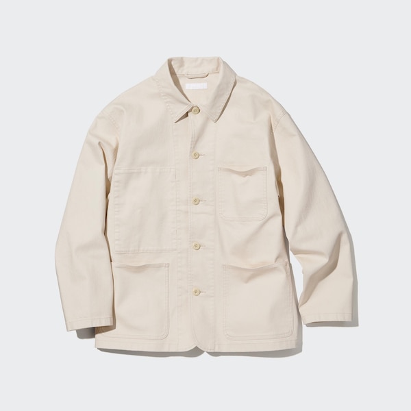 White Men Uniqlo Utility jackets | NJXYDC-346