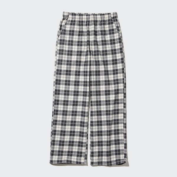 White Women Uniqlo Flannel Pants | 4387-BDAOZ