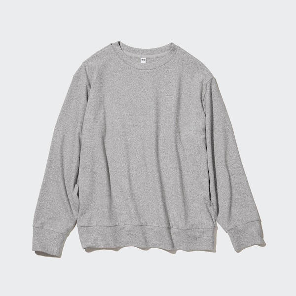 White Women Uniqlo Soft Knitted Fleece Crew Neck Long-Sleeve T Shirts | 4619-GJTZN