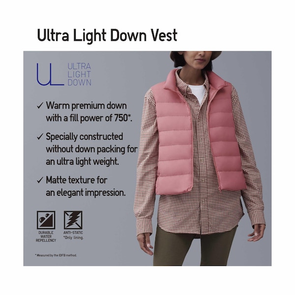 White Women Uniqlo Ultra Light Down Vest | 7092-UGPVQ