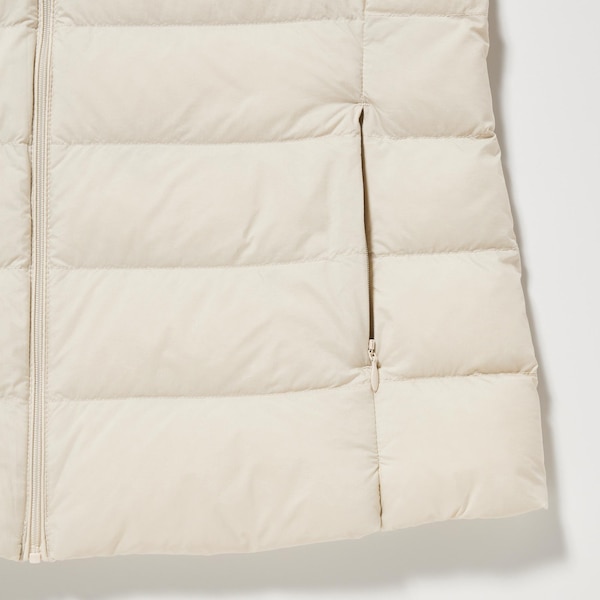 White Women Uniqlo Ultra Light Down Vest | 7092-UGPVQ